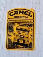 sticker CAMEL TROPHY '84 1000 mijl door de Amazone - hel, Ophalen of Verzenden, Zo goed als nieuw, Sport