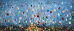 " Beautiful Flowers "  prachtig Acrylschilderij van Gena, Antiek en Kunst, Ophalen of Verzenden