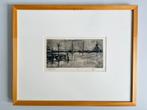 Prachtige ets van J.K. Veerman, Antiek en Kunst, Kunst | Etsen en Gravures, Ophalen of Verzenden