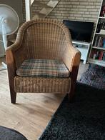 Rieten stoel, Huis en Inrichting, Fauteuils, Ophalen, Zo goed als nieuw