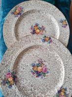 Prachtige H&K Tunstall gebloemde chintz-dinerborden, Antiek en Kunst, Antiek | Servies los, Ophalen of Verzenden