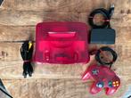 Nintendo 64 (N64) Funtastic Watermelon Red edition compleet, Ophalen of Verzenden, Zo goed als nieuw, Met 1 controller