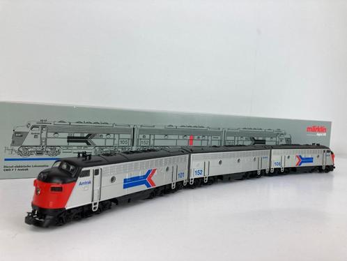 Märklin 37621 - Driedelige F7 EMD "Amtrak" - US, Hobby en Vrije tijd, Modeltreinen | H0, Nieuw, Treinset, Wisselstroom, Märklin