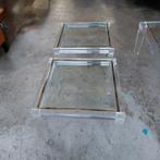 Set 3 x vintage design tafel by Fabian Art Rome Italy, Antiek en Kunst, Ophalen