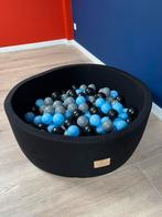 Ballenbak met ballen - Zwart, Grijs, Blauw, Ophalen, Zo goed als nieuw