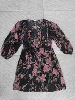 Freebird jurkje zwart bloemetjes maat 40 / 42 jurk, Zwart, Maat 42/44 (L), Ophalen of Verzenden, Zo goed als nieuw