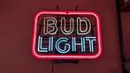 Vintage neonreclame Bud Light | perfecte staat incl omvormer, Ophalen of Verzenden, Zo goed als nieuw, Lichtbak of (neon) lamp