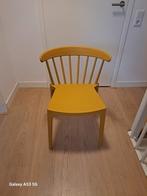 Woood kunststof oker gele stoel, Huis en Inrichting, Stoelen, Ophalen, Zo goed als nieuw, Kunststof
