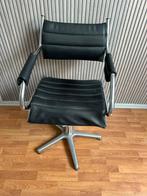 Kappers stoel, Ophalen, Gebruikt, Zwart, Leer