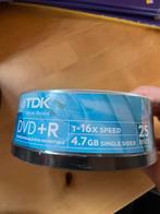 TDK DVD+R nieuw, Computers en Software, Beschrijfbare discs, Nieuw, Dvd, Ophalen of Verzenden, TDK