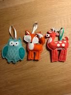 3 kersthangers van vilt, Ophalen of Verzenden, Zo goed als nieuw