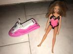 Barbie met waterscooter, Ophalen of Verzenden, Zo goed als nieuw