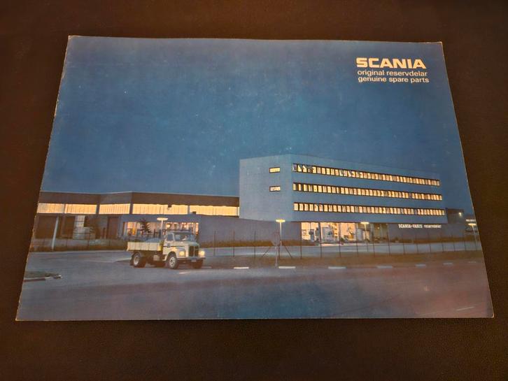 Brochure Scania originele reserve onderdelen 1970, Boeken, Auto's | Folders en Tijdschriften, Zo goed als nieuw, Overige merken