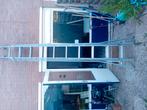 Drie  delige  aluminium ladder, Doe-het-zelf en Verbouw, Ophalen of Verzenden, Zo goed als nieuw, 5 meter of hoger