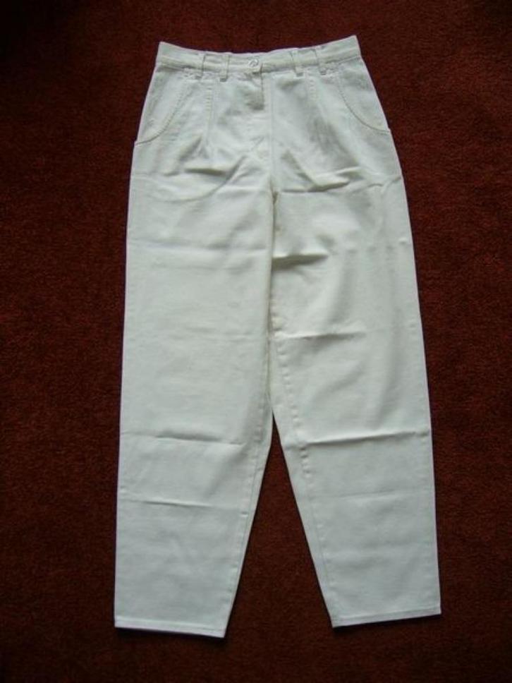 Amici ecru broek / jeans maat 34 of 36 nog splinternieuw, Kleding | Dames, Broeken en Pantalons, Nieuw, Maat 34 (XS) of kleiner