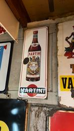 Zeldzame Martini emaille Langcat, Verzamelen, Ophalen of Verzenden, Zo goed als nieuw, Reclamebord