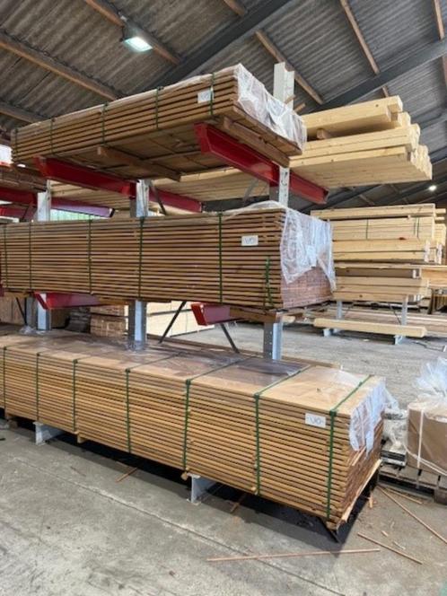 yellow balau bangkirai vlonderdelen hardhout 21 x 145 mm top, Tuin en Terras, Terrasdelen en Vlonders, Nieuw, Hout, Ophalen of Verzenden