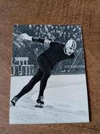 Foto Cees Verkerk zilveren medaille 1500m hardrijden 1964, Ophalen of Verzenden, Voor 1940, Zo goed als nieuw, Overige onderwerpen