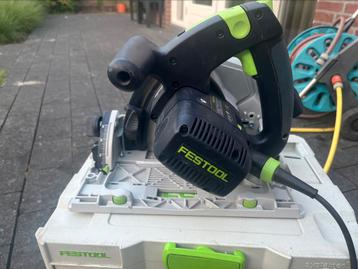 Festool ts 55 invalzaag met geleider en systainer  beschikbaar voor biedingen