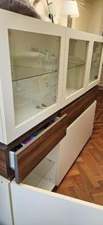 wandmeubel, Ophalen, Gebruikt, 150 tot 200 cm, Glas