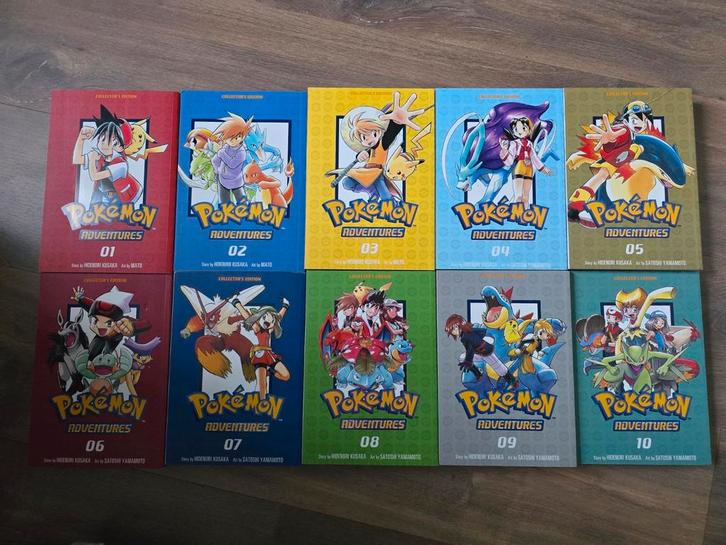 Pokémon Adventures vol 1 tm 10 (Collector's Edition), Boeken, Strips | Comics, Gelezen, Amerika, Ophalen of Verzenden