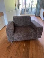 Bruine stoffen loveseat bank, Ophalen, Tweepersoons, 75 tot 100 cm, Zo goed als nieuw