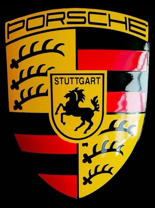 Porsche Bord Schild Embleem Logo Emaille Formule 1 56x43 cm, Verzamelen, Automerken, Motoren en Formule 1, Nieuw, Formule 1, Verzenden