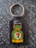 Leren Sleutelhanger 32nd Fighter Squadron Wolfhounds, Ophalen of Verzenden, Zo goed als nieuw, Patch, Badge of Embleem