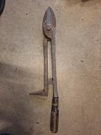 Tk antieke blikschaar plaatschaar aambeeld stokschaar., Ophalen of Verzenden