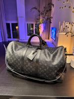 Louis Vuitton keepall 55, Ophalen, 40 tot 60 cm, 30 cm of meer, Zwart