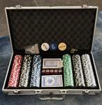Pokerkoffer - 300 pokerchips ! - Afsluitbaar -hoge kwaliteit, Ophalen, Zo goed als nieuw