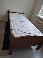 1 persoons bed elektrisch verstelbaar, Huis en Inrichting, Slaapkamer | Bedden, Ophalen, 90 cm, Eenpersoons, Hout