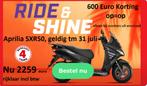 Aprilia SXR nieuw Tijdelijke aanbieding op=op beperkte voorr, Fietsen en Brommers, Scooters | Aprilia, Ophalen, Zo goed als nieuw