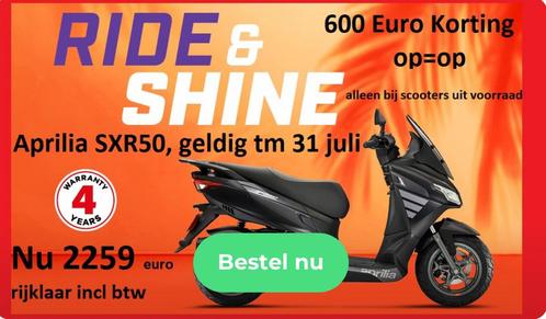 Aprilia SXR nieuw Tijdelijke aanbieding op=op beperkte voorr, Fietsen en Brommers, Scooters | Aprilia, Zo goed als nieuw, Overige modellen