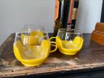 Thee glazen vintage, Huis en Inrichting, Keuken | Servies, Ophalen of Verzenden