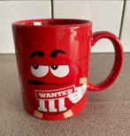 M&M’s mok wanted red rood beker, Ophalen of Verzenden, Zo goed als nieuw, Overige stijlen, Kop(pen) en/of Schotel(s)