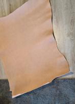 Buffel Leer Huid 3mm - Leverkleur, 1.23 m², Hobby en Vrije tijd, Stoffen en Lappen, Ophalen of Verzenden