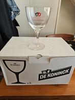 6x De Koninck bierglazen, Ophalen, Zo goed als nieuw