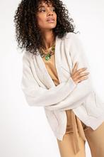 Studio anneloes jorien ajour cardigan vest M offwhite, Maat 38/40 (M), Wit, Ophalen of Verzenden, Zo goed als nieuw