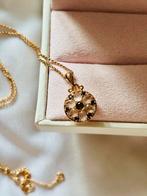 Ketting met hanger van diamond point, Sieraden, Tassen en Uiterlijk, Ophalen, Zo goed als nieuw, Goud, Met hanger