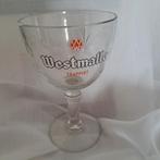 WESTMALLE TRAPPIST glas, witte/rode logo, Verzamelen, Ophalen of Verzenden, Zo goed als nieuw, Bierglas