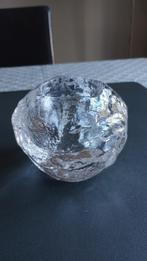 Kosta Boda Snowball, kristalglas waxinelichthouder Zweden, Ophalen of Verzenden
