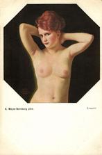 Naakte Vrouw Ontwaakt, Schilder Alfred Meyer-Bernburg, Verzamelen, Ansichtkaarten | Themakaarten, Verzenden, Voor 1920, Ongelopen
