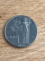 Italië 100 lire 1979, Postzegels en Munten, Munten | Europa | Niet-Euromunten, Ophalen of Verzenden