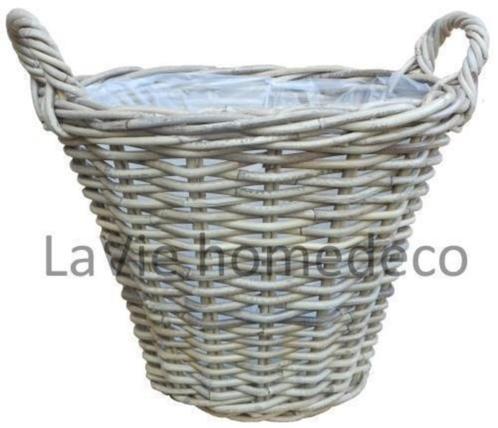 Rieten aardappelmand, Huis en Inrichting, Woonaccessoires | Schalen en Manden, Nieuw, Riet, Verzenden