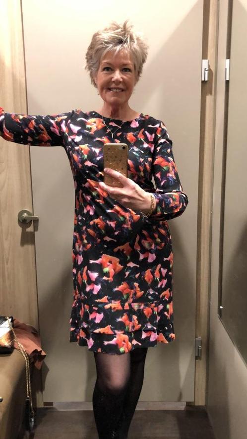 Jurkje Miss Green maat M, Kleding | Dames, Jurken, Nieuw, Zwart, Boven de knie, Ophalen of Verzenden
