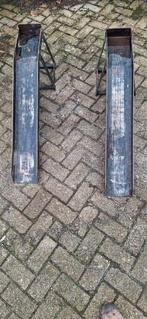 Oprijbokken voor auto, Ophalen, Gebruikt