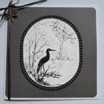 Reiger geschilderd met aquarel verf, Ophalen of Verzenden, Zo goed als nieuw, Overige thema's