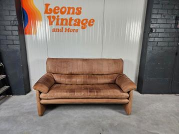 Vintage De Sede DS86 2-zit bank, buffelleer beschikbaar voor biedingen