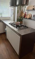 Kookeiland rvs, Huis en Inrichting, Keuken | Complete keukens, Ophalen, Gebruikt, Overige typen, Grijs